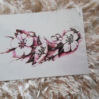 Tattoo cành hoa