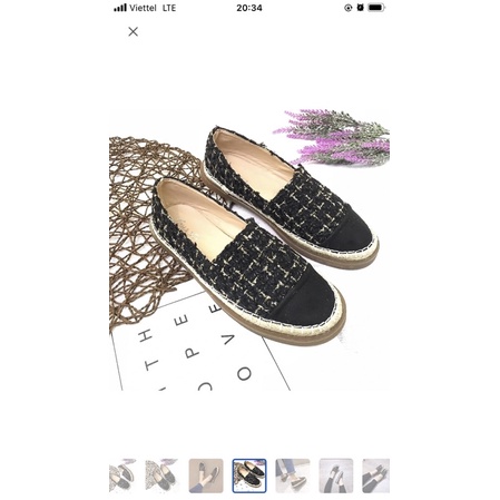 giày slipon đế cói