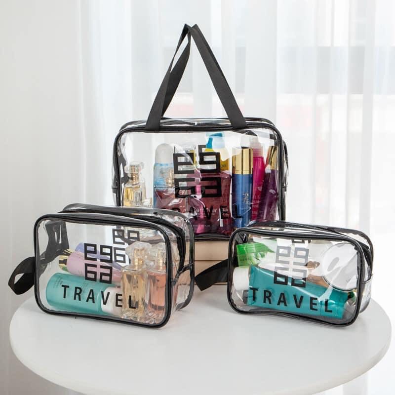 [Đại sứ du lịch] Set 3 túi đựng mỹ phẩm du lịch Travel