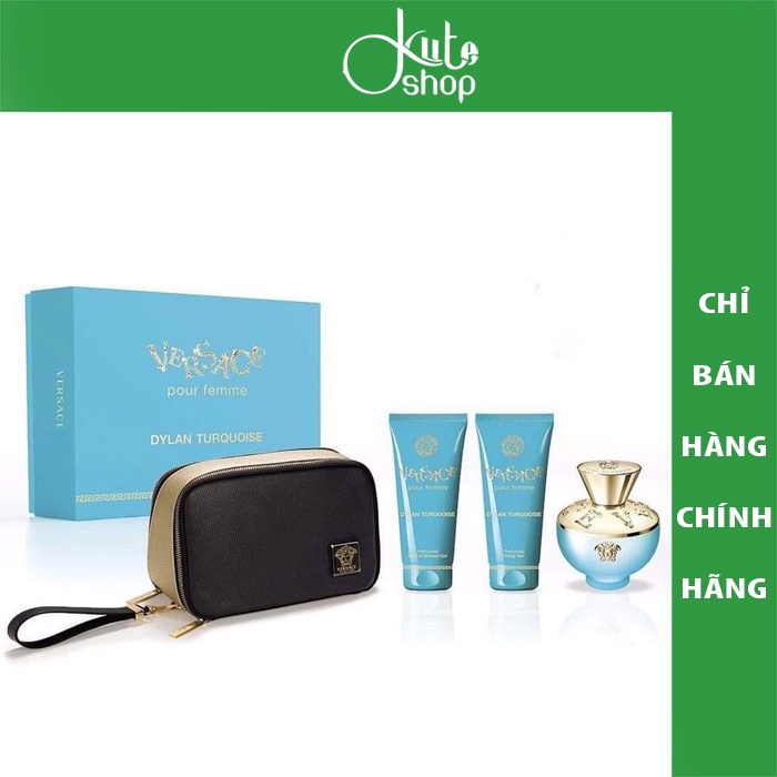 Set nước hoa Versace Pour Femme Dylan Turquoise EDT
