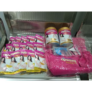(Date mới+Quà)Combo 2 lon Sữa bầu Optimum Mama Gold 400g