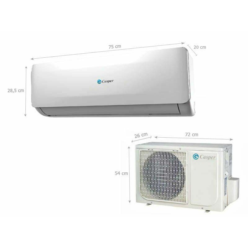 Điều hòa 1 chiều Inverter 12000BTU Casper IC-12TL22