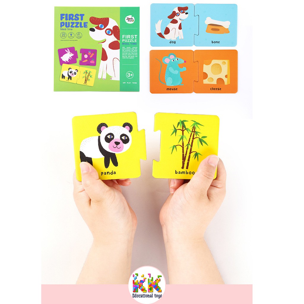 Đồ chơi phát triển trí tuệ: Bộ xếp hình theo chủ đề - First Puzzle – Joan Miro - KK store