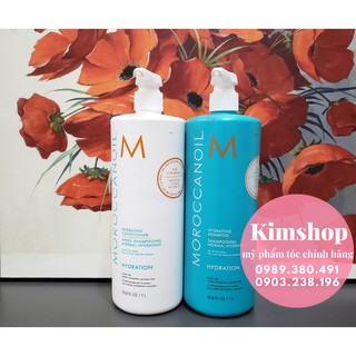 CHÍNH HÃNG DẦU GỘI XẢ MOROCCANOIL DƯỠNG ẨM HYDRATION 1000ml