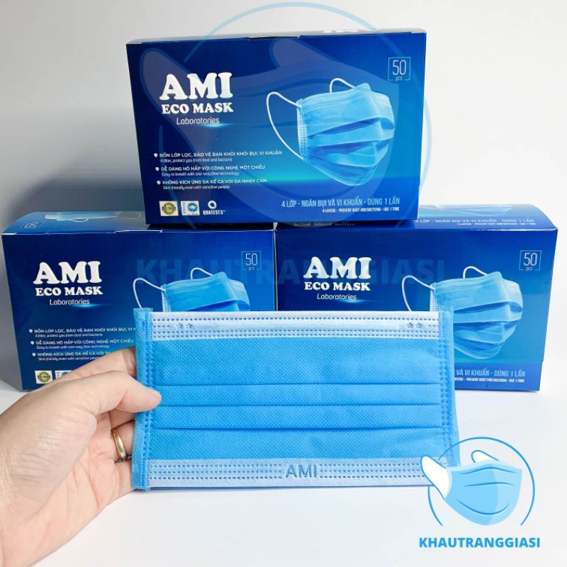 Khẩu trang y tế kháng khuẩn 4 lớp