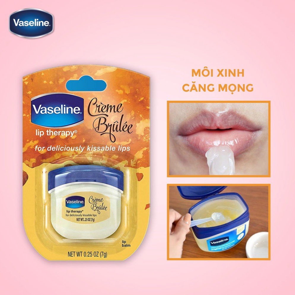 Sáp Dưỡng Môi Mềm Mịn Vaseline 7g Lip Therapy