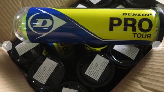 bóng tennis ⚡ chính hãng ⚡ DUNLOP PROTOUR KW0001( Hộp 3 quả)