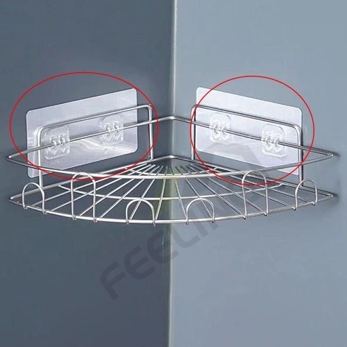 FEELING Móc Treo Đồ Dán Tường Hai Mặt Bằng Nhựa Không Để Lại Dấu Vết