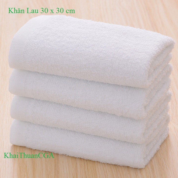 Khăn Lau 100% Cotton Kích Thước 30x30cm