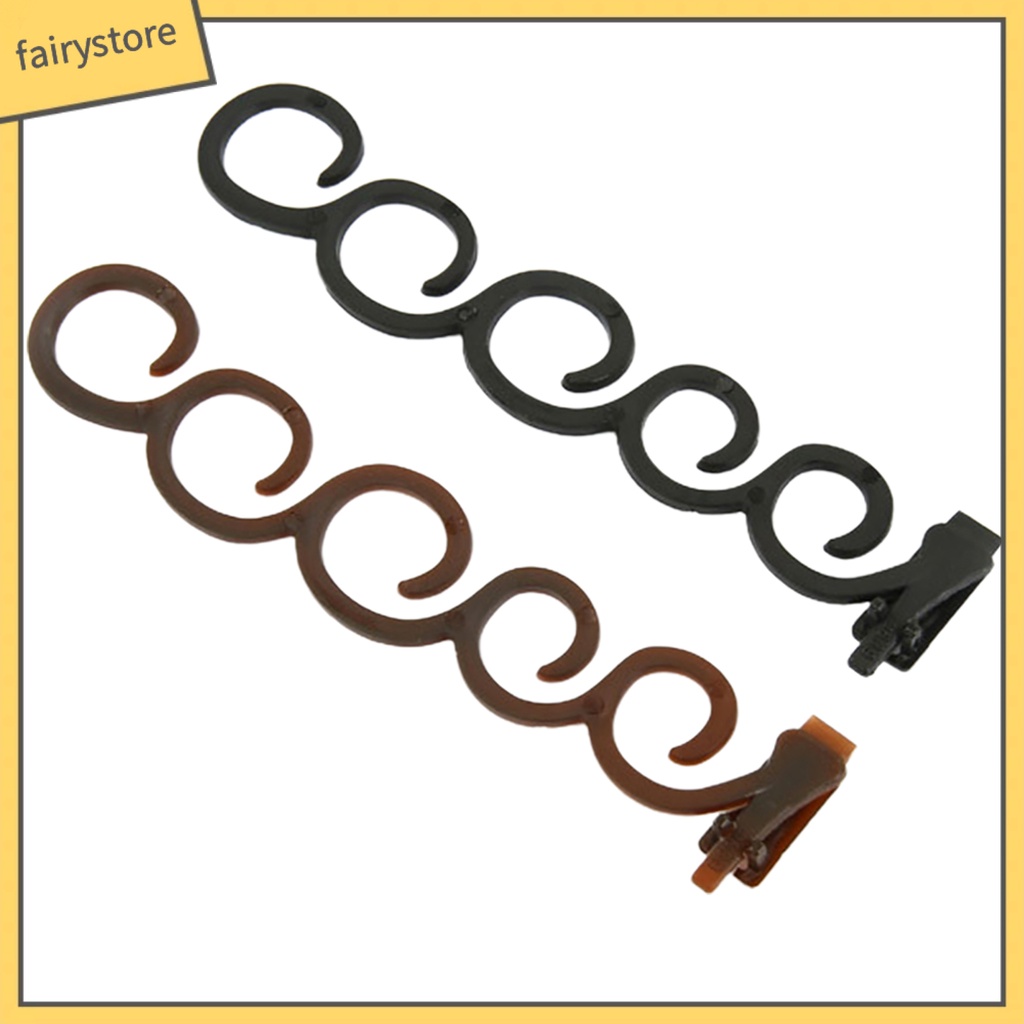 Set 2 Kẹp Xoắn DIY Nhỏ Gọn Có Thể Tái Sử Dụng