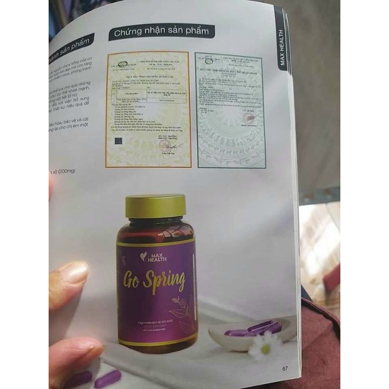 Viên uống Go Spring Nội Tiết Tố Chính hãng 100%