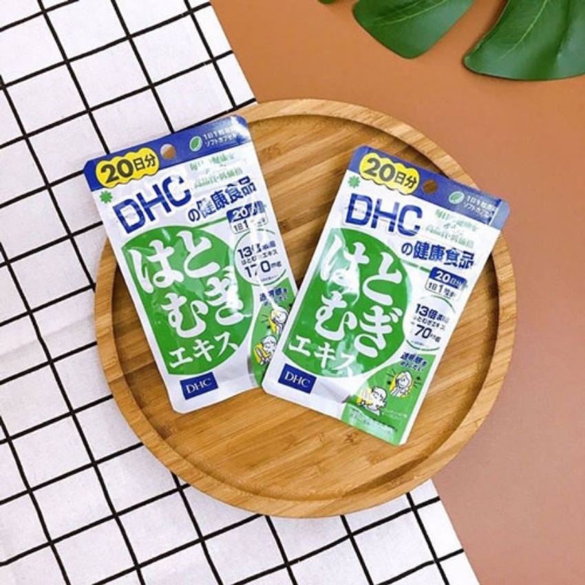 Viên Uống Trắng Da DHC Nhật Bản Chiết Xuất Hạt Coix Làm Trắng, Mịn Và Ngăn Ngừa Khô Nứt Da, Giàu Chất Dinh Dưỡng | Thế Giới Skin Care