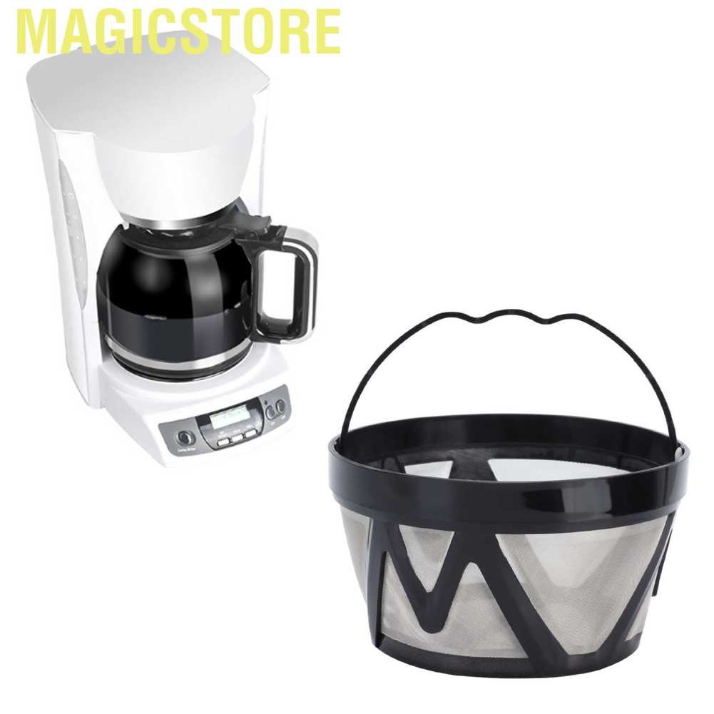 Magicstore Reusable Coffee Filter Basket Cup with 100Pcs Paper Machine Strainer Mesh