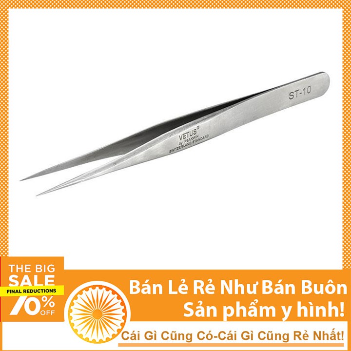 Nhíp Kẹp Linh Kiện Vetus - Loại Thẳng ST-10