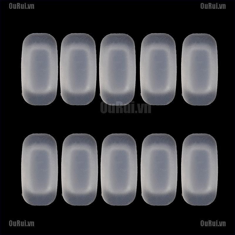 Bộ 5 Cặp Miếng Đệm Ngón Chân Bằng Silicon Chuyên Dùng Cho Mắt Kính