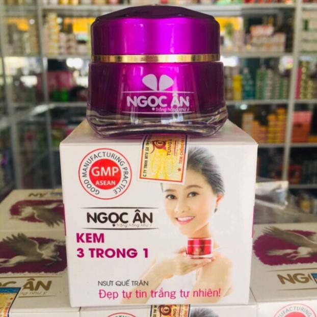 Kem Ngọc Ân 3in1 dưỡng trắng da chống nắng ngừa mụn nám