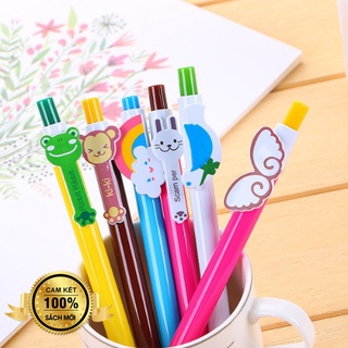 Bút bi bấm nhiều hình dễ thương
