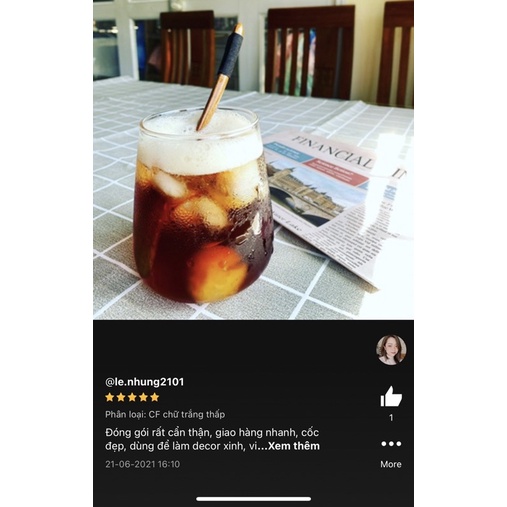 Cốc Thủy Tinh Chữ COFFEE HOUSE Ly Thuỷ Tinh Cute Giá Rẻ MinHome Hot Mẫu Mới 500ml.