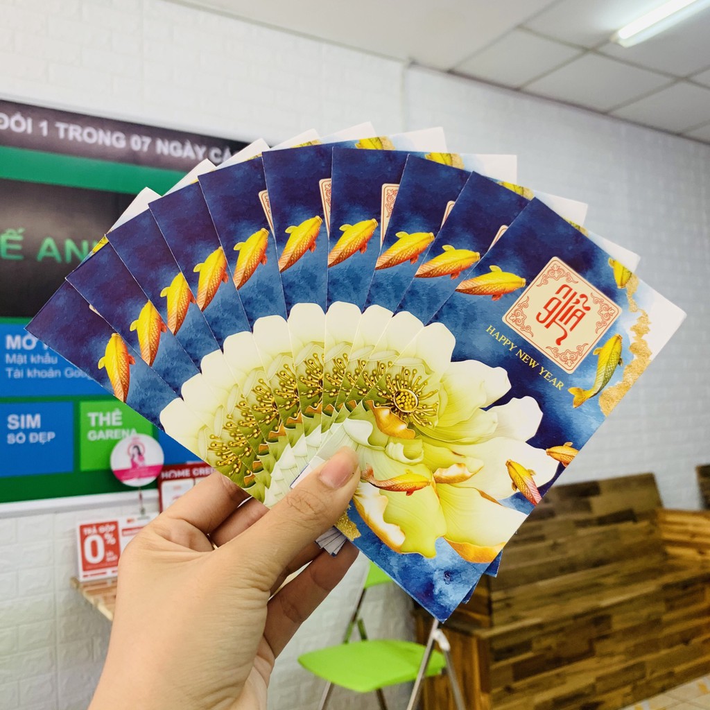 10 cái Bao lì xì chúc tết năm 2021 , combo 10 bao lì xì chúc tết