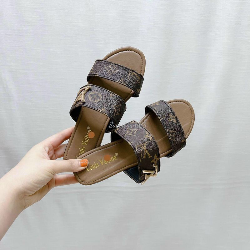 Dép Nữ 2 Quai Da Mềm Chữ Lờ Ơ Lơ Huyền Lờ, Vờ Ê Vê Hottrend Siêu Bền Superbag668 412