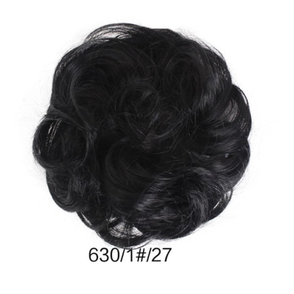 Búi tóc giả xoăn xù tự nhiên thời trang nhiều màu sắc tùy chọn cho nữ