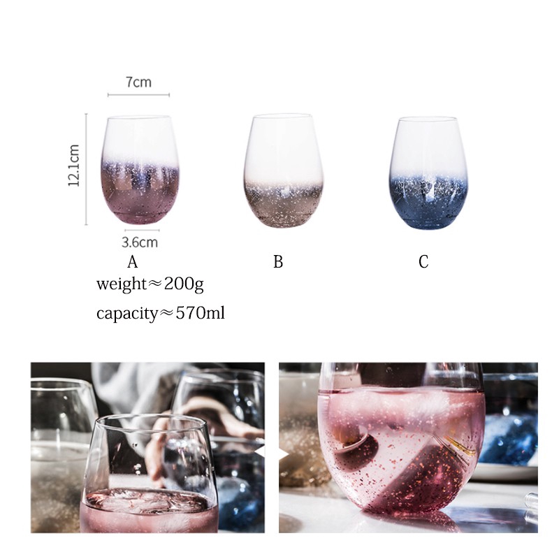 SWEEJAR Ly Uống Nước  Bằng Thủy Tinh Borosilicat Họa Tiết Ngôi Sao Bắc Âu Dùng Trong Nhà
