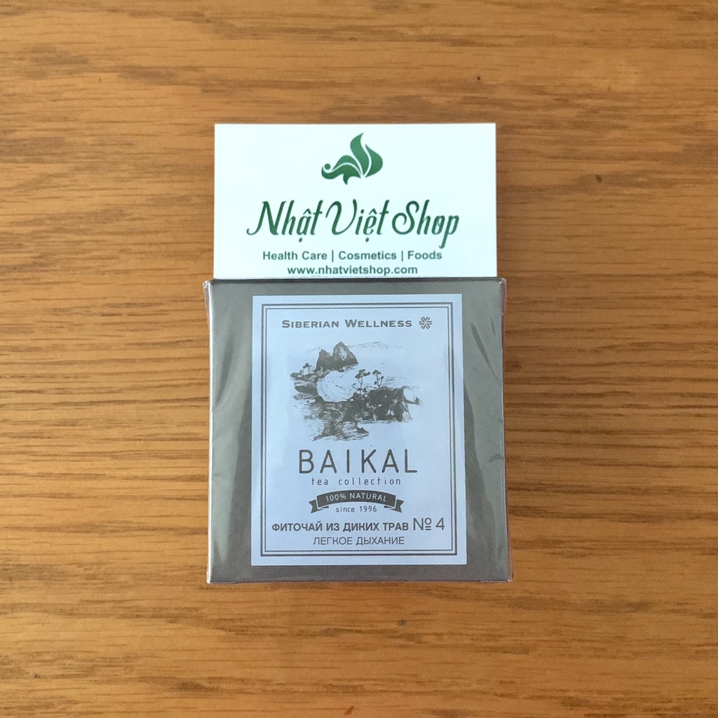 Trà thảo mộc Hỗ Trợ Hô Hấp Baikal Tea Collection - Herbal Tea No.4