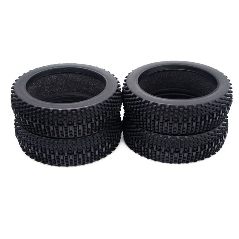 Bộ 4 Bánh Xe Cao Su 110mm 1 / 8 Cho Xe Điều Khiển HSP Redcat Losi HPI Kyosho MP9 Hobao Hyper