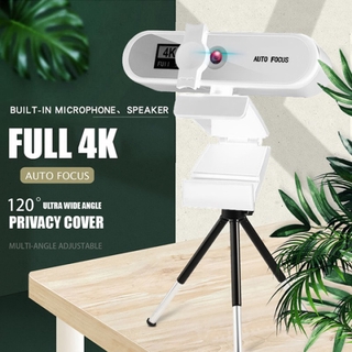 (Hàng Mới Về) Webcam Cho Máy Tính Hd 1k / 2k / 4k Kèm Micro