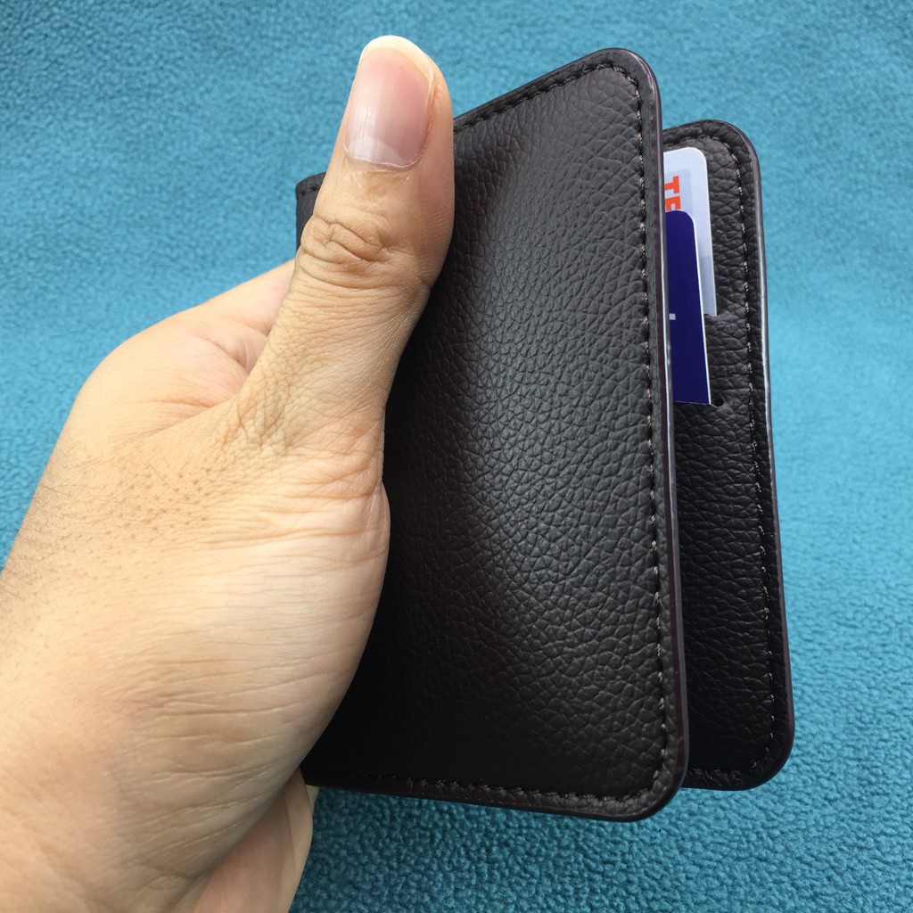 [Rẻ Mà Chất] Ví da Mini Unisex da PU cao cấp. Đựng thẻ ngân hàng, card visit, tiền.. nhỏ gọn, nhiều ngăn | BigBuy360 - bigbuy360.vn