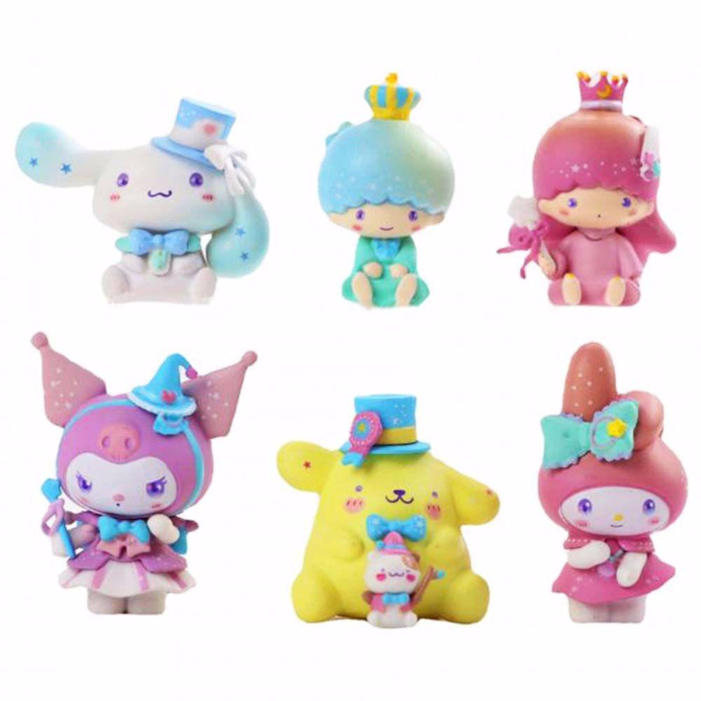 Mô Hình Nhân Vật Kuromi Cinnamoroll Hoạt Hình Dễ Thương Dùng Trang Trí Bàn Làm Việc