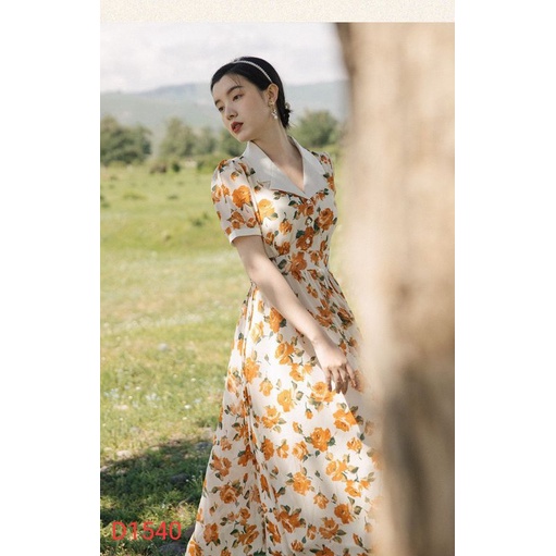 Đầm hoa Cati D1540