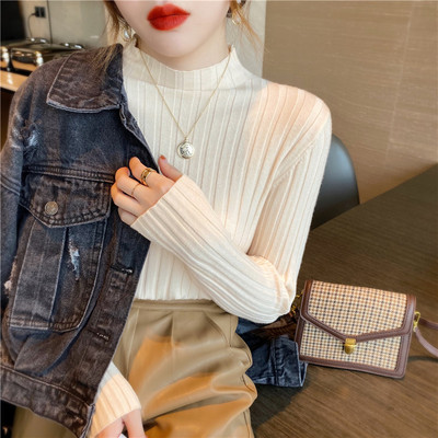 Áo Dệt Kim Mỏng Cổ Cao Thời Trang Thu Đông Mới Cho Nữ | BigBuy360 - bigbuy360.vn