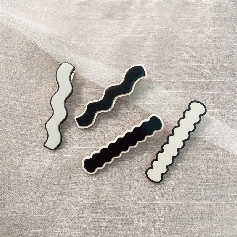 Kẹp Tóc Bằng Nhựa Acrylic Thiết Kế Đơn Giản Thời Trang Hàn Quốc Cho Nữ