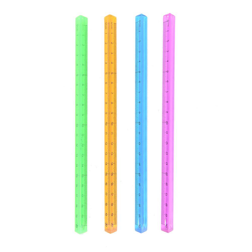 Thước Đo Kim Loại Hình Tam Giác Tiện Dụng Cho Học Sinh|Phụ Kiện Giấy Kraft 20cm Chuyên Dụng Chất Lượng