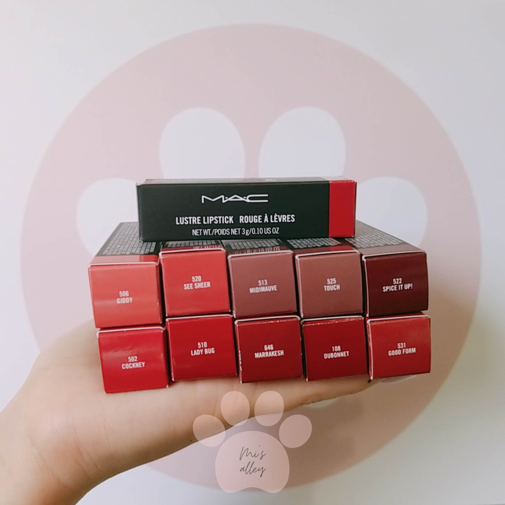 🌸MAC🌸 Bill US| Son MAC Matte và Lustre Lipstick chính hãng đủ màu | BigBuy360 - bigbuy360.vn