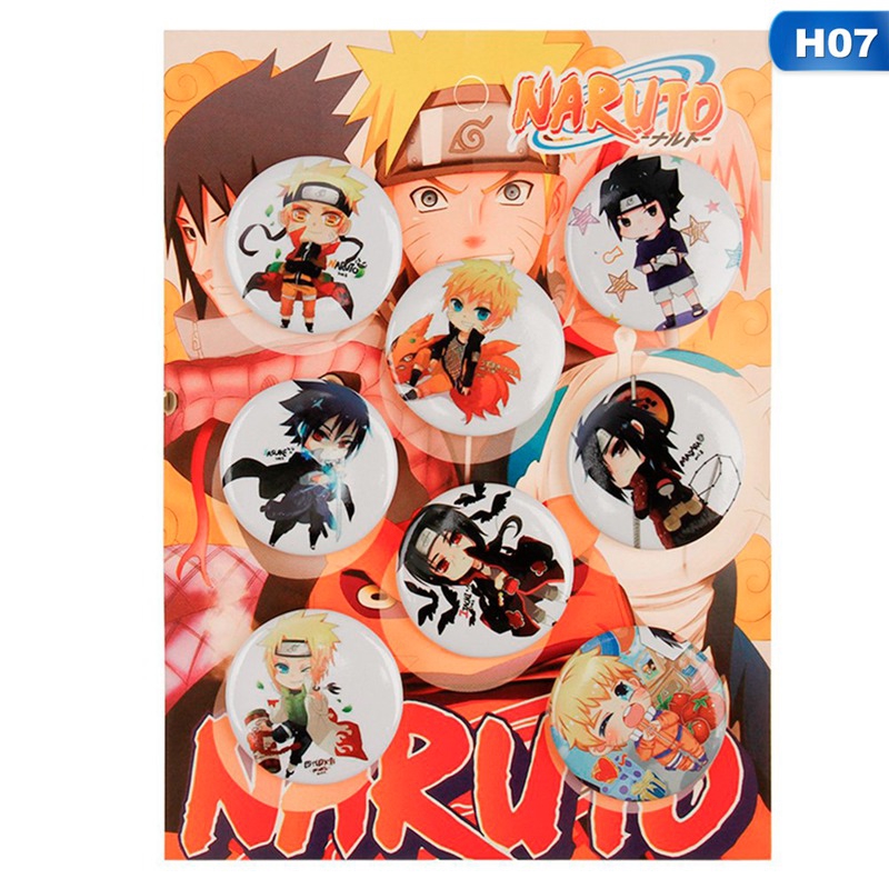 flowersqueen Anime Brooches My Hero Academia Pins Set Fashion Gift 8pcs Pins For Friends