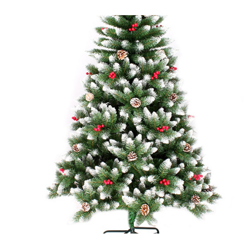 Cây thông tuyết có quả cao 180cm hàng cao cấp dày đẹp C5