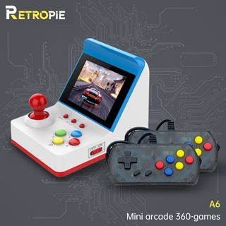 Máy Chơi Game Cầm Tay Cổ Điển HANHIBR A6 Arcade FC 8-Bit Tích Hợp 360 Độ
