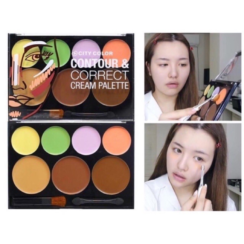 Bảng Che Khuyết Điểm - Triệt Sắc - Tạo Khối CITY COLOR USA | BigBuy360 - bigbuy360.vn