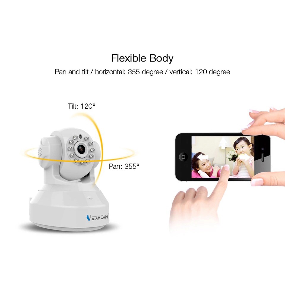 Camera wifi IP Vstarcam C37s Full HD 1080P , Bảo hành 12 tháng | BigBuy360 - bigbuy360.vn
