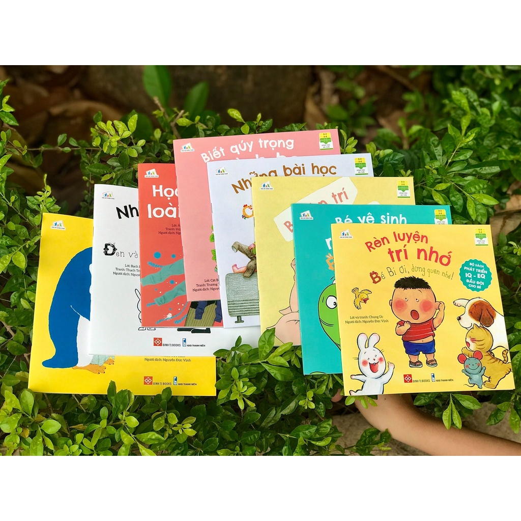 Sách - Bộ phát triển IQ - EQ đầu đời cho bé 8 cuốn - Đinh Tị