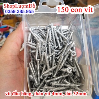 Vít bắn bê tông Unika M4 đầu bằng (Không cần dùng tắc kê nhựa)