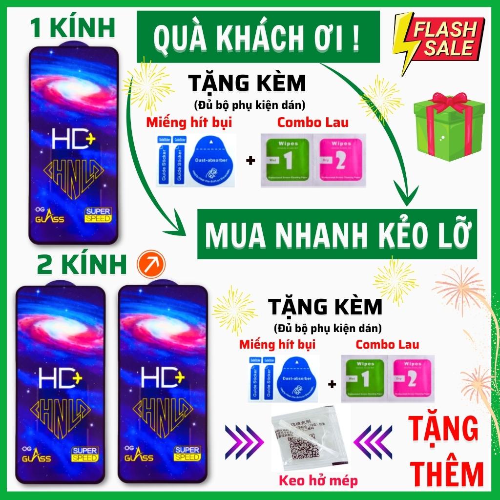 Kính Cường Lực Realme 8/ 8 Pro [4G, 5G] - Dán Full màn hình HD+ - Độ trong suốt cực cao - Chống bám vân tay tốt