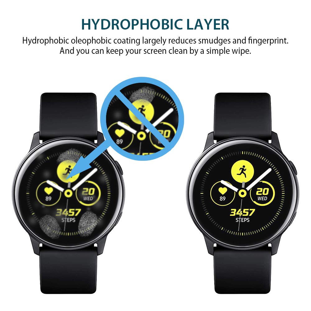 Set 4 Miếng Dán Bảo Vệ Màn Hình Cho Đồng Hồ Samsung Galaxy Watch Active 2 40mm 44mm Active2