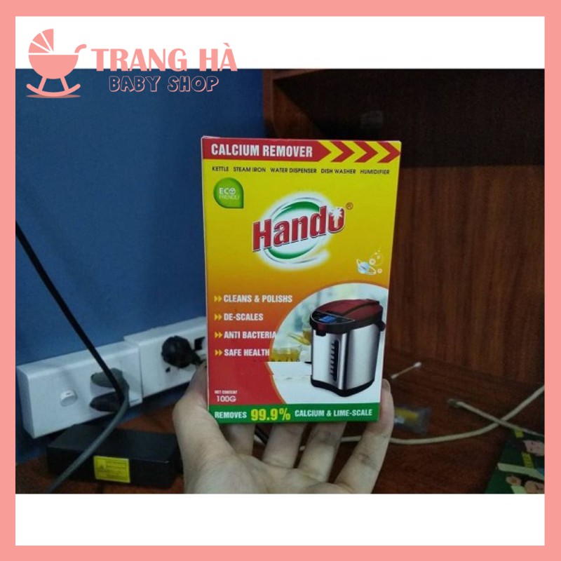⚡𝑺𝑰𝑬̂𝑼 𝑲𝑯𝑼𝒀𝑬̂́𝑵 𝑴𝑨̣𝑰⚡Bột Tẩy Cặn Vôi Canxi Ấm Đun Nước, Phích Giữ Nhiệt, Bình Nóng Lạnh (1 gói)