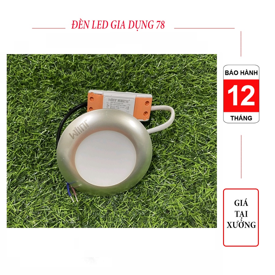 HH03 Đèn Âm Trần Đế đúc Gía Sỉ (HÀNG NHẬP )， Đèn Âm Trần 3w ánh sáng trăng đã bao gồm Chấn Lưu Rời MẶT TRẮNG