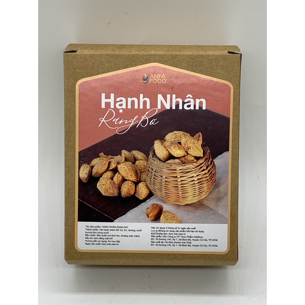 HẠNH NHÂN RANG BƠ GÓI 25 GR
