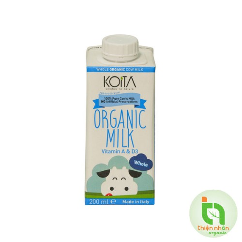 Sữa tươi hữu cơ Koita 200 ml 1 thùng