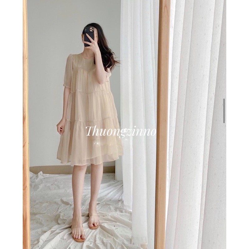 [Ảnh thật/Video]VÁY VOAN TƠ CÔNG CHÚA BA TẦNG ĐẦM SANG CHẢNH NHIỀU MÀU | BigBuy360 - bigbuy360.vn